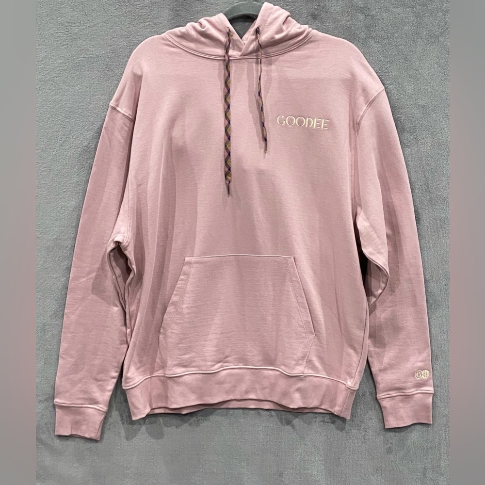 Goodee x Kotn The Goodee Hoodie Sweatshirt Pullover Dusty Rose Mens Size M NWT